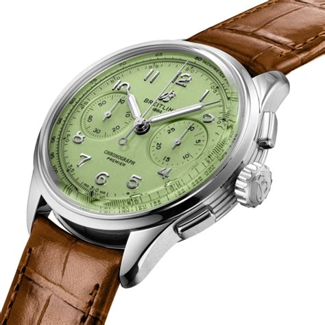 breitling watches green face.